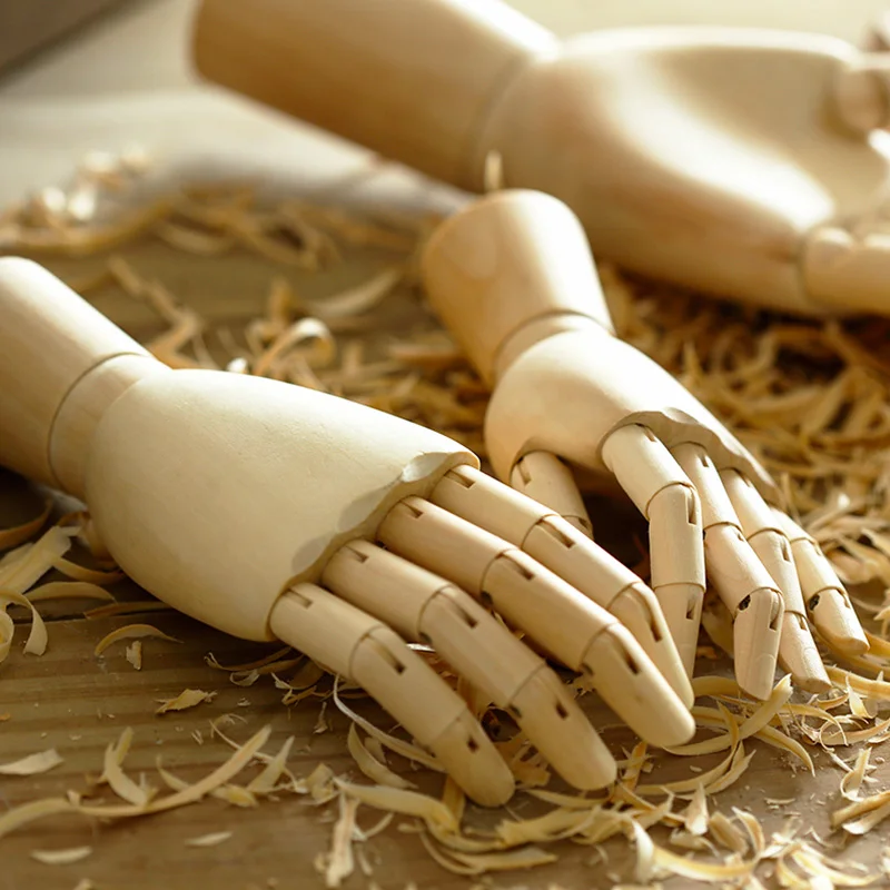 Европейский самодельный 3D Деревянный шарнир искусственная модель Украшение