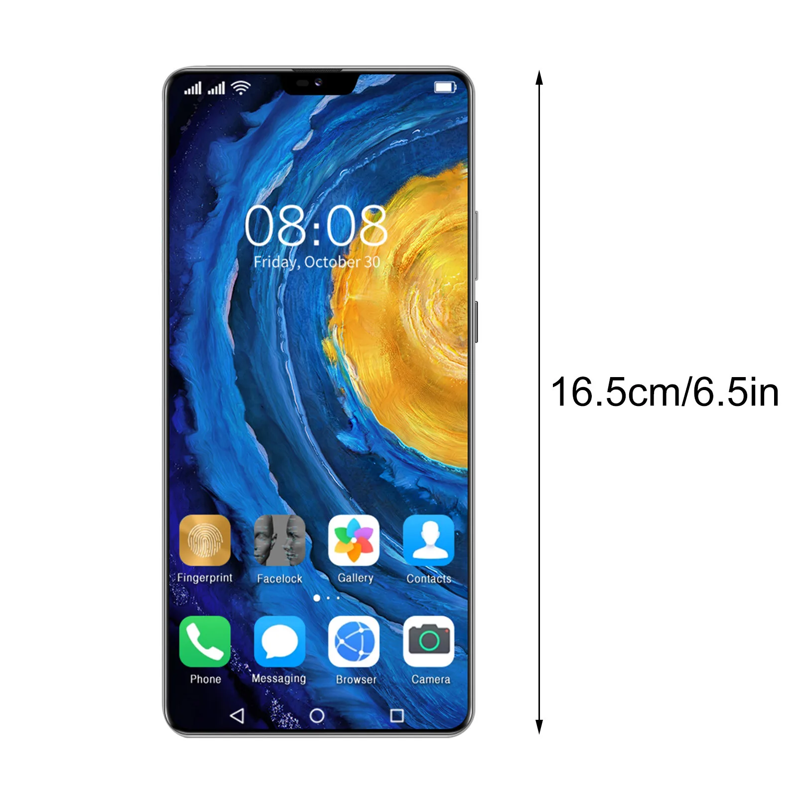 

New Fashion Mate40Pro 19:9 Cell Phones Android 6.0 1GB+16GB 2900mAh Face ID 4G Smartphones Full screen mobile phone Bluetooth4.0