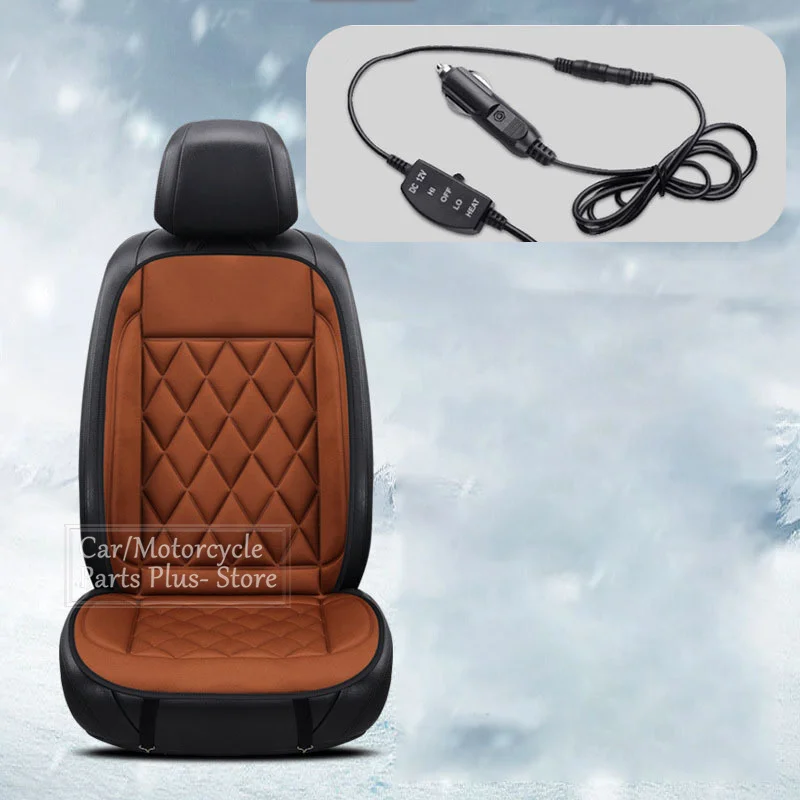 

12-24v Heated Car Seat Cushion Cover Seat Heater Warmer Winter Household Cushion Cardriver Heated Seat Cushion Universal Cushion