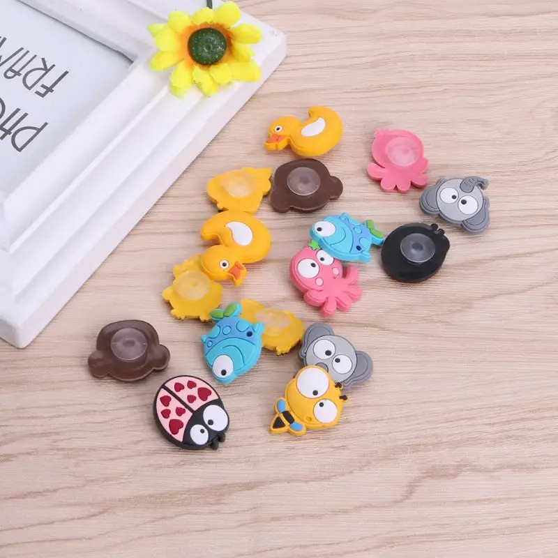 

PVC 8pcs/Lot Shoe Accessories Decoration Small Animal Kids Gift New Fashion Mini Decoration Cute