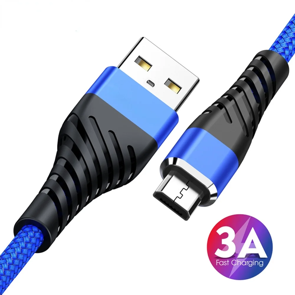 Cable Micro USB de carga rápida 3A, Cable de datos para Samsung,...