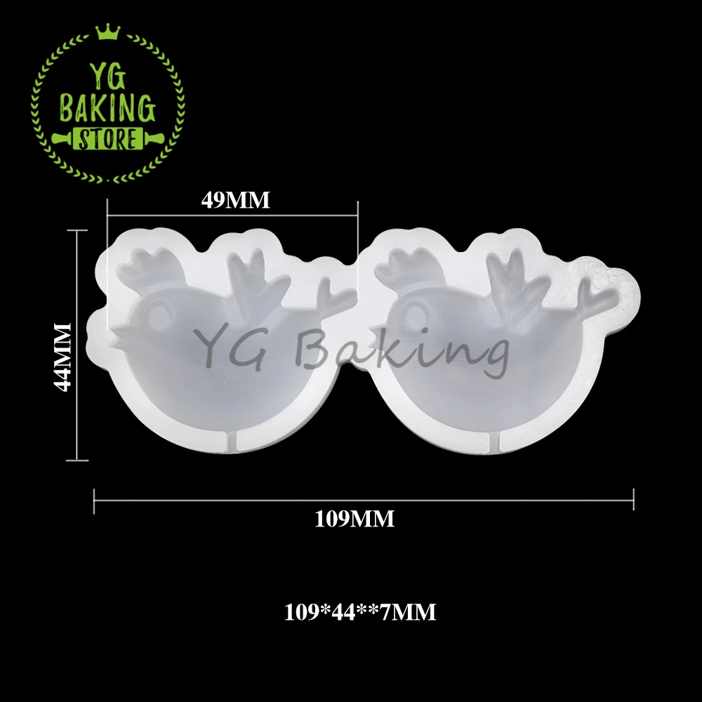 Новое поступление эпоксидная силиконовая форма для торта в виде животных птиц