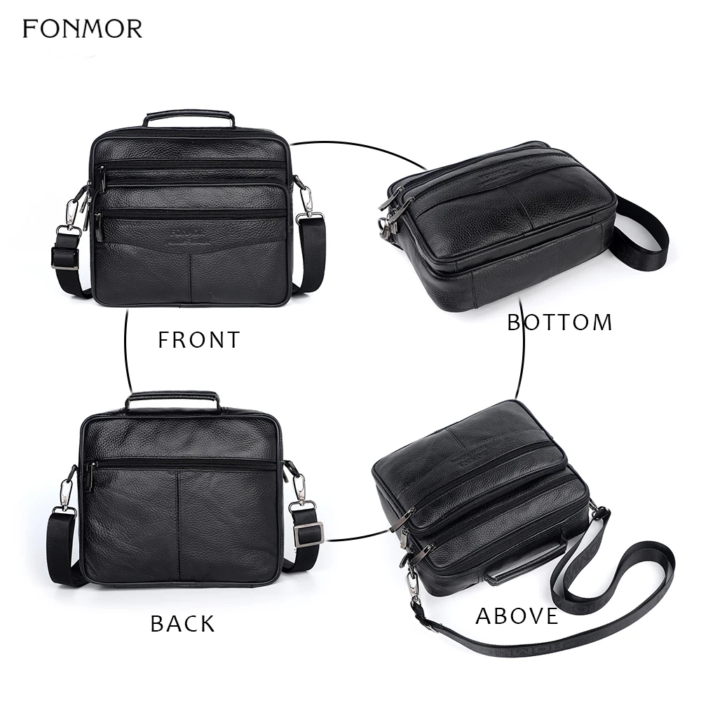 Мужской портфель Fonmor на молнии мессенджеры ремне деловые сумки через плечо