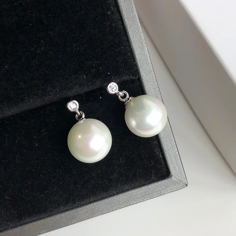 

All-Matched S925 Silver Sterling Earring Pearl Stud Earrings For Women Earrings Silver 925 Jewelry 2021 Trend New Arrival Basic