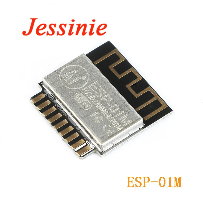ESP 01M ESP8285 WI FI Беспроводной модуль передачи SMD IOT 1 Мбайт Flash 01|Интегральные схемы| |