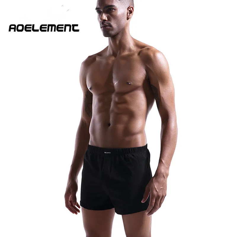 Мужские хлопковые трусы боксеры удобные дышащие большого размера для дома