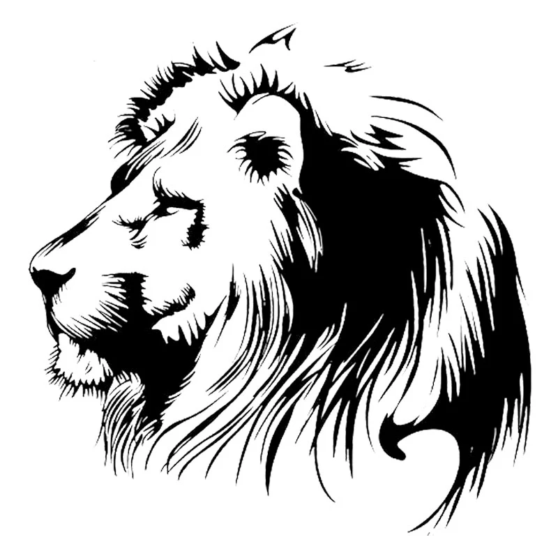 

20cm*20cm Meditation Lion Vinyl Decals Car Sticker Motorcycle Individualization Car-styling