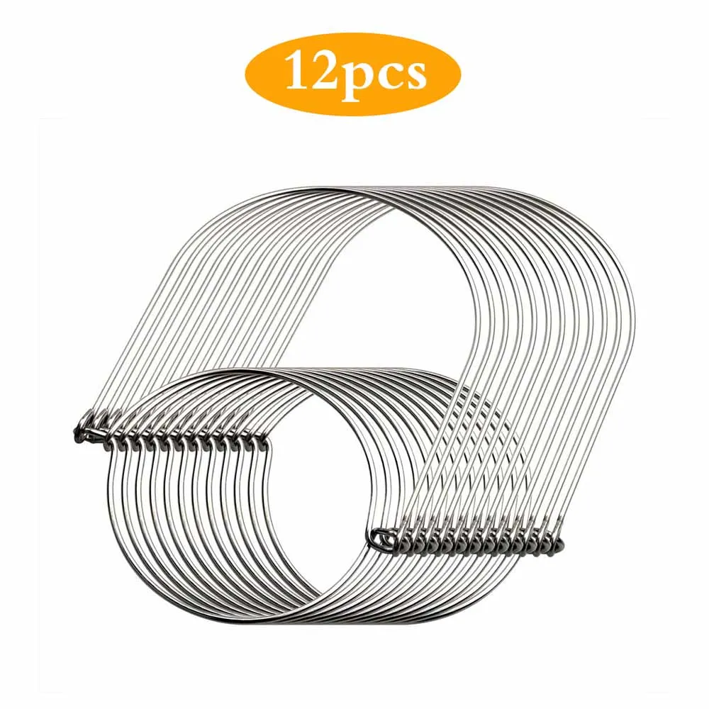 

Крючки для консервных банок Mason, подвесные крючки, ручки для консервных банок из нержавеющей стали, крючки для подвешивания Mason, ручки для ко...