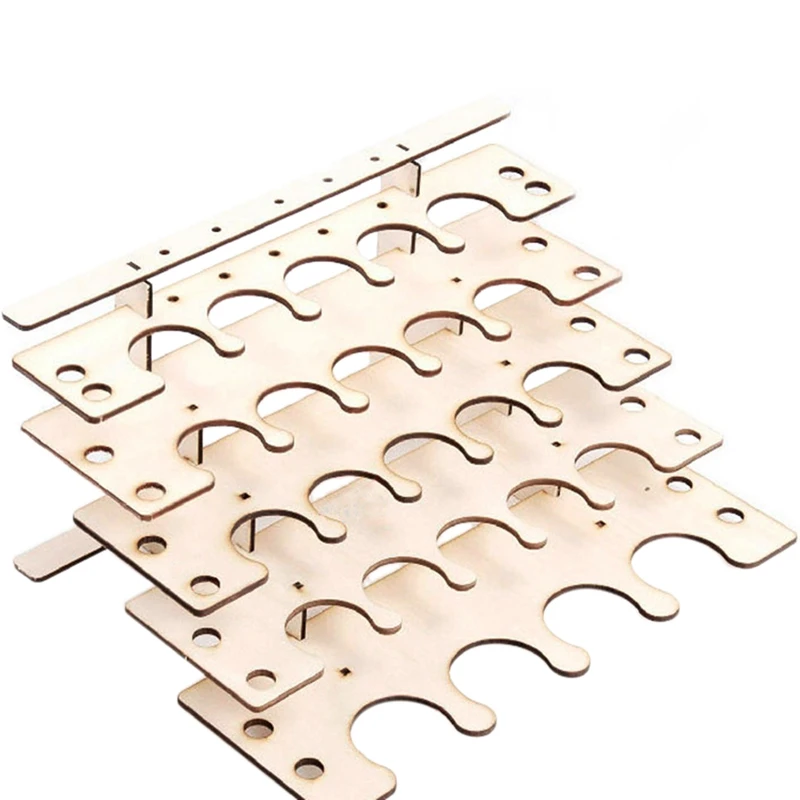 DIY деревянная стойка для краски подставка рисования держатель бутылки с