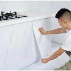 Современные водонепроницаемые наклейки на кухню, настенная бумага с мраморным рисунком, контактная бумага для кухонного шкафа, полка, самоклеящиеся Стикеры на стену
