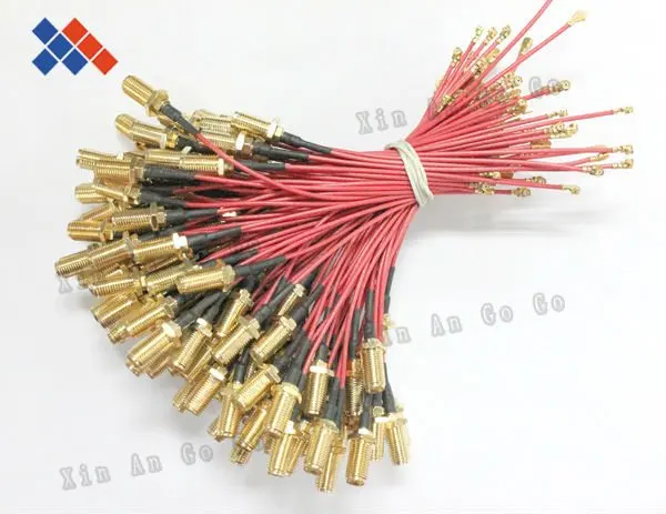 U.FL/IPX гнездовой разъем SMA 15 см 1 37 мм ОТРЕЗОК кабеля красный цвет антенный