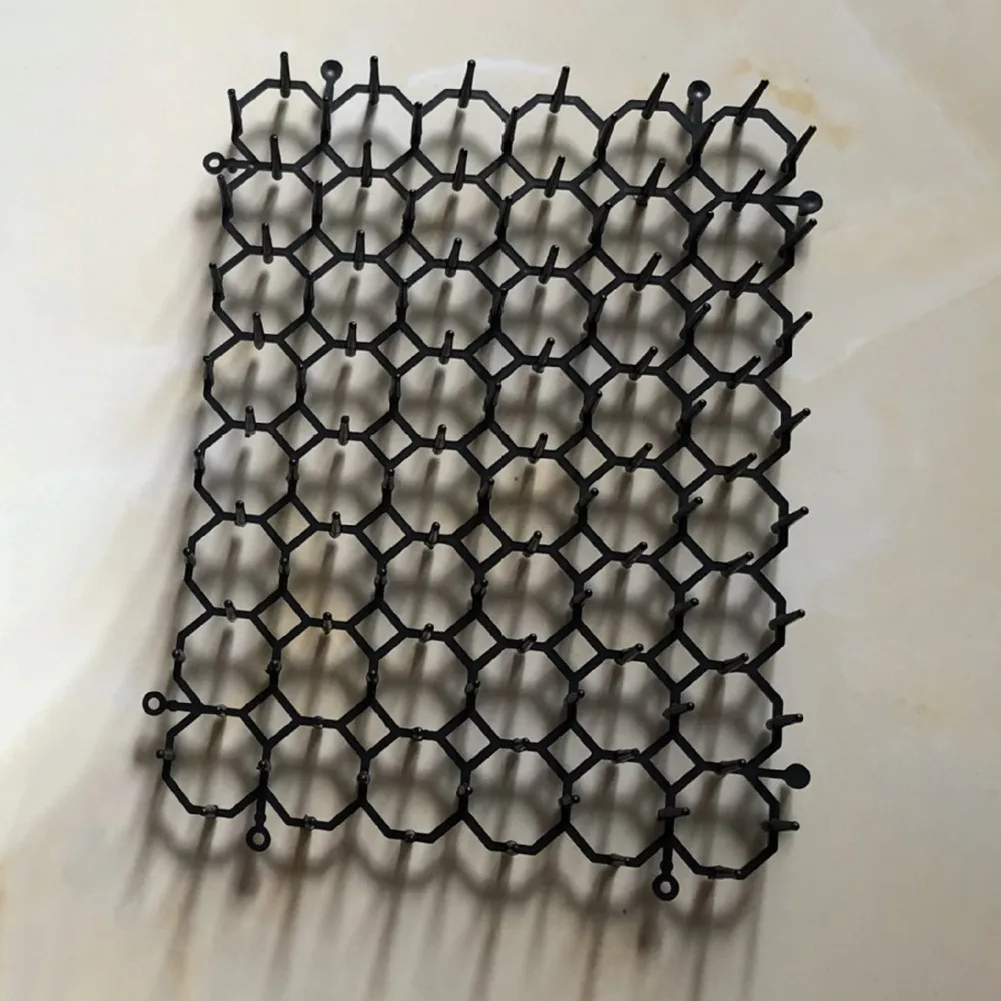 10pcs Garden Anti-cat Pricking Mat Cat Scat Mat Spike Cat Pest Deterrent Garden Repellent Animal Scarer