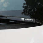 Автомобильная металлическая эмблема наклейки на окна стеклоочистителя светоотражающие декоративные наклейки для Seat Leon FR + Ibiza Altea Formula Racing