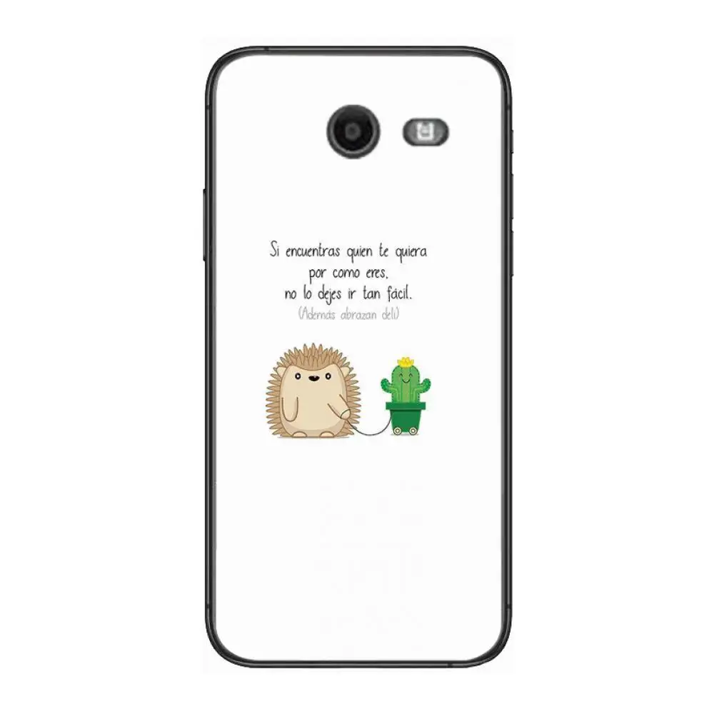 

Cartoon Cactus Couples Phone Case Hull For Samsung Galaxy J 4 3 5 6 7 8 EU 2018 Plus 2017 Black Shell Art Cell Cover TPU