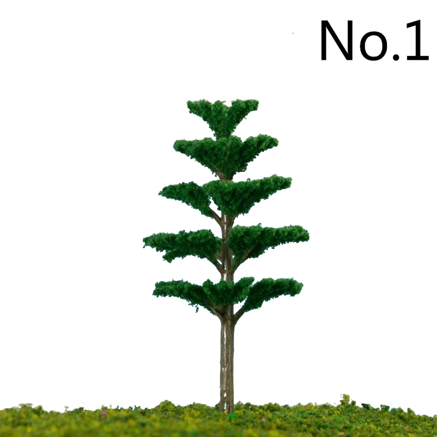 

200Pcs/Lot 6.5cm 1/200 Scale Mini Plastic Model Trees Train Railroad Scenery For House Classroom Park Layout Scene Kids Toy