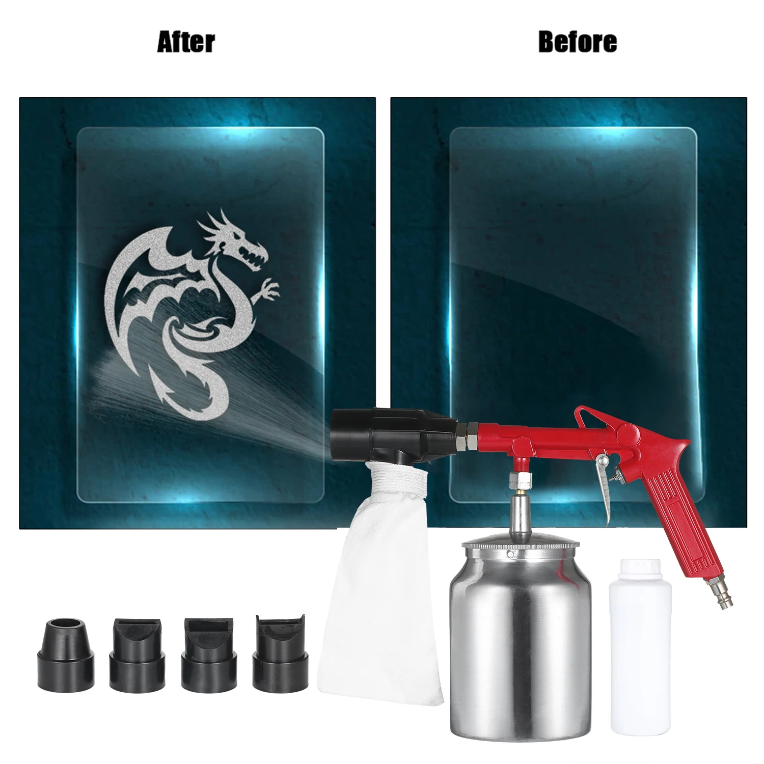 Мини-пескоструйная машина набор для пескоструйной обработки Пескоструйный