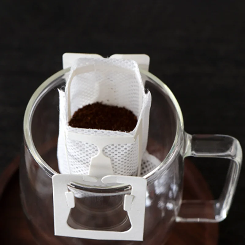 

50pcs Coffee Filter Paper Bag Hanging Ear Coffee Bag Single Serve Disposable Coffee Filter Bag for House Travel Office Daily