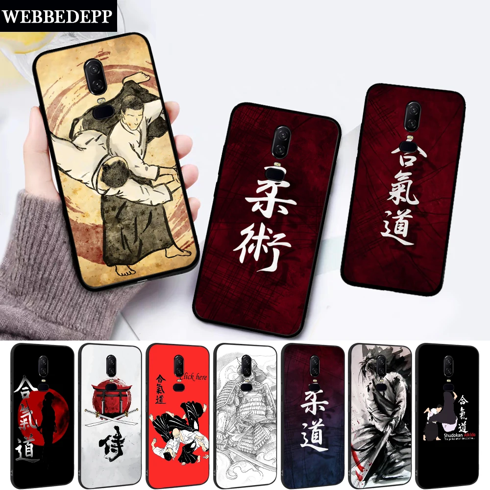 Японский Мягкий силиконовый чехол aikido Judo для Oneplus 5 5T 6 6T 7 7T Pro | Мобильные телефоны