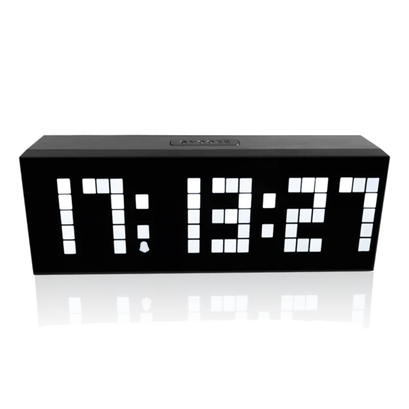 

AF88 -LED Clock Digital Alarm Clock Wall Table Desktop New Design with Snooze Calendar Temperature US Plug