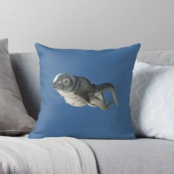 

Cutefish Printing Throw Pillow Cover Square Fashion Sofa Decorative Hotel Anime Cushion Comfort Soft Home Pillows not include
