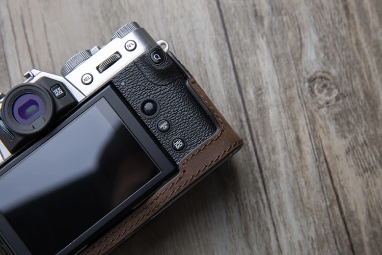 AYdgcam чехол для камеры из натуральной кожи ручной работы для Fuji Fujifilm XT10 XT20 XT30 Ретро винтажный нижний чехол