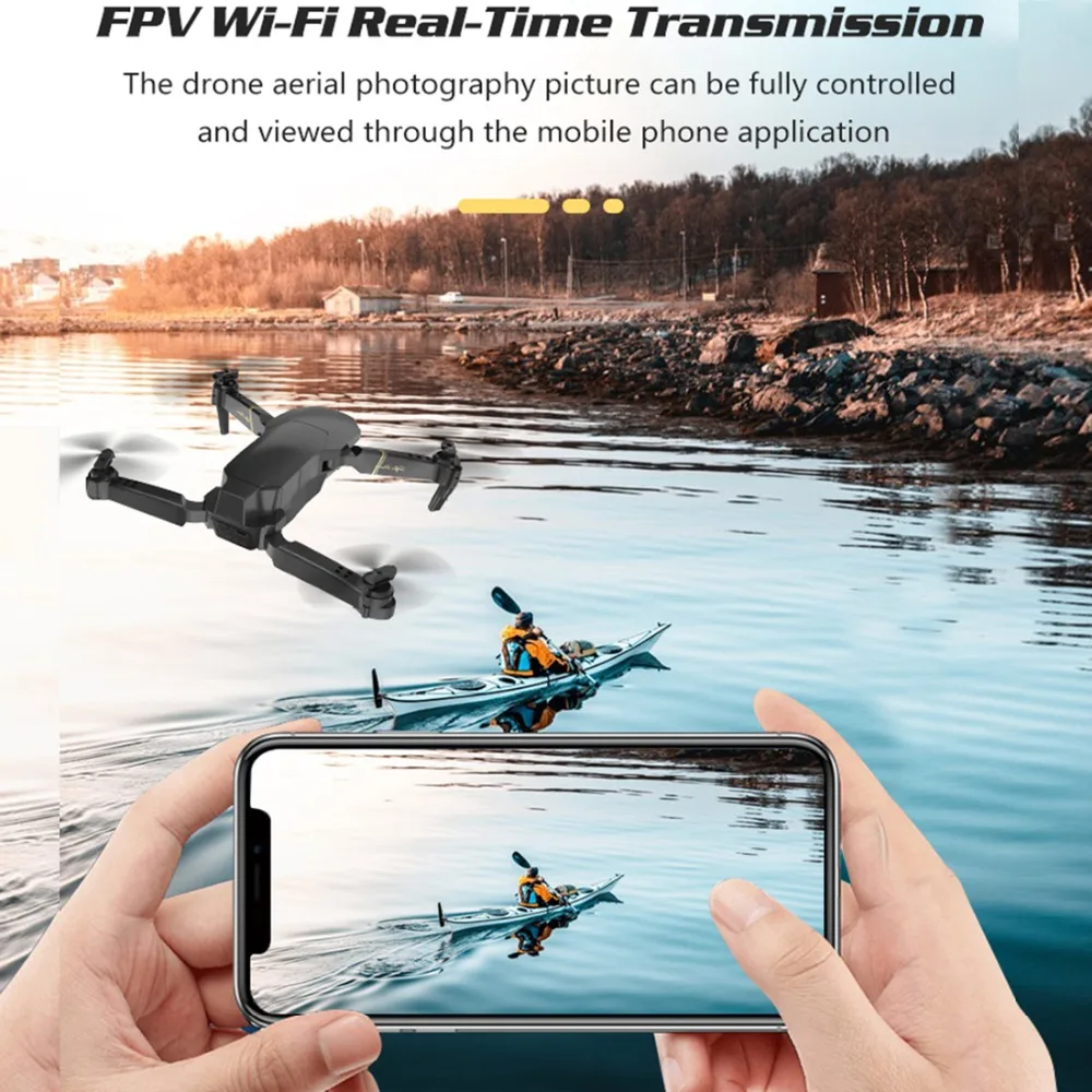 Универсальный Дрон GD89 wifi FPV 1080P HD камера складной Радиоуправляемый Дрон с режимом удержания высоты RC RTF Квадрокоптер самолет