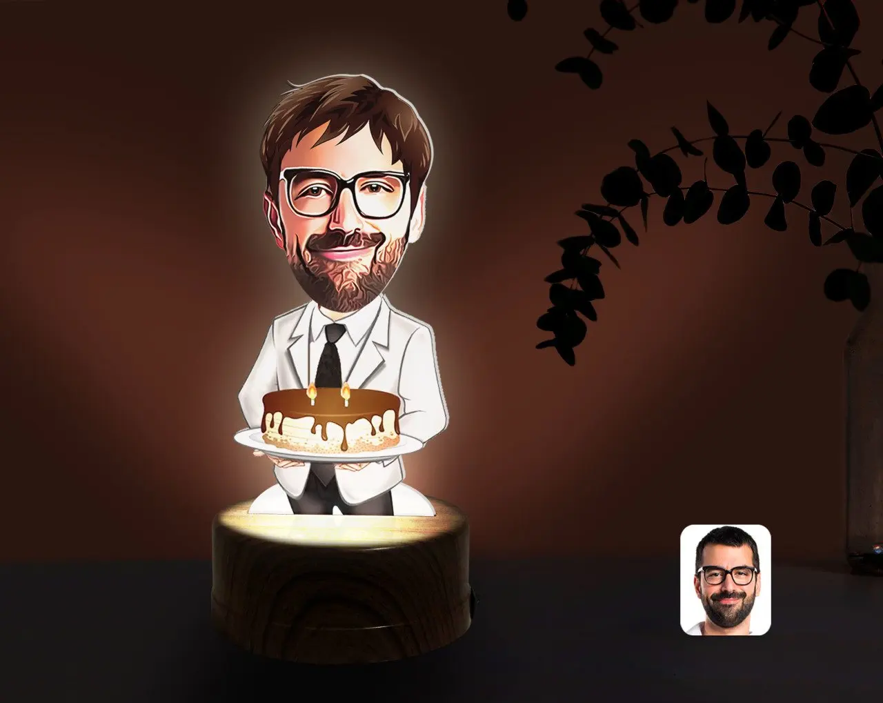 

Personalized Boys Birthday Caricature Of DECORATIVE 3D TRINKET LED Illuminated Night Lambası-4 Reliable Modern Simple Gift Special moment