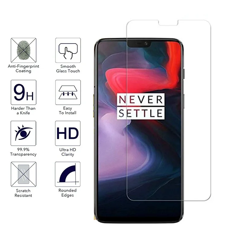 Закаленное стекло HD для Oneplus 8T 7 7T 6 T 5T 5 3T 3 1 + One Plus Nord N10 N100 Защитная пленка экрана