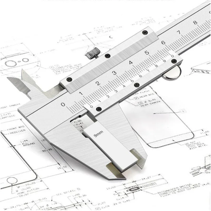 Электронный жидкокристаллический цифровой суппорт 150 мм из нержавеющей стали