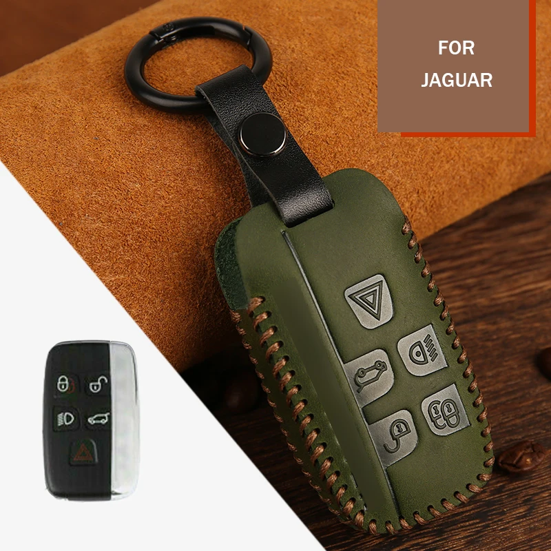 Классический Кожаный Автомобильный брелок для ключей чехол Land Rover Range Sport Evoque