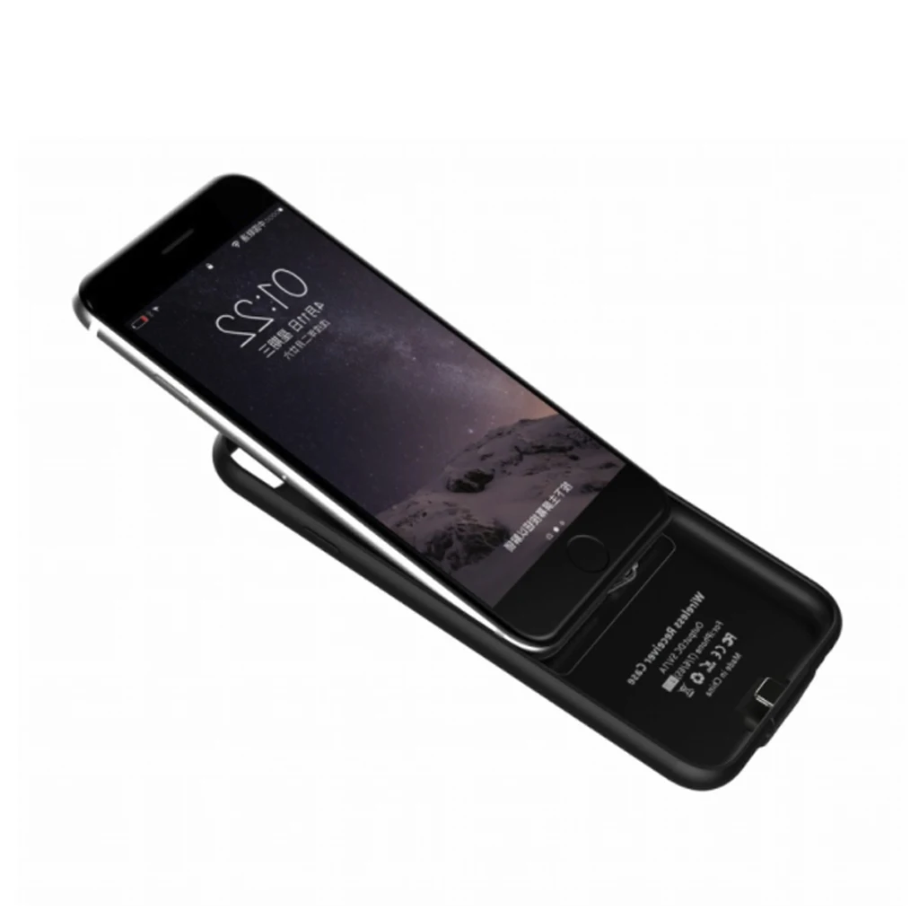 wifi wireless charger qi receiver case for iphone 7 7plus cover cordless charging receiver case ultra thin slim non slip simple free global shipping