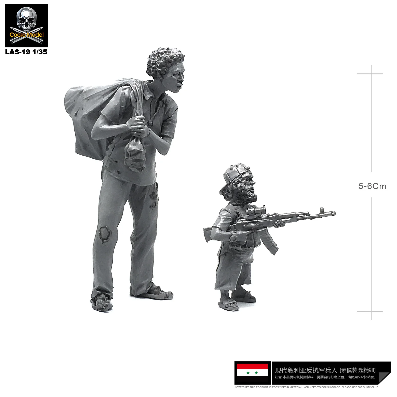 

1/35 Resin Kits Civilian Armed Dwarf Bandits And Refugee Resin Soldiers Model Kits self-assembled Las-19