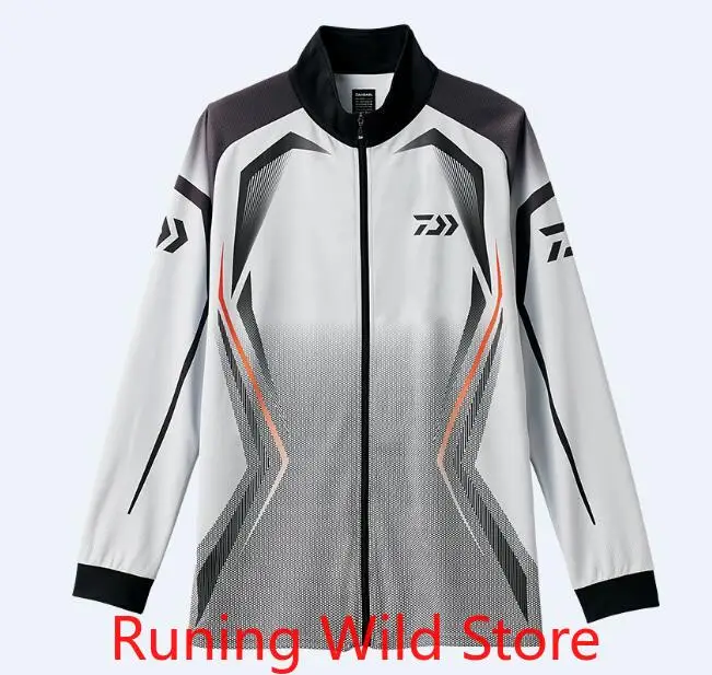 

2021 New Daiwa Fishing Clothes Sport Outdoor Long Sleeve Fishing Shirt Profesional Quick Dry Sun Anti-UV Fishing Clothing