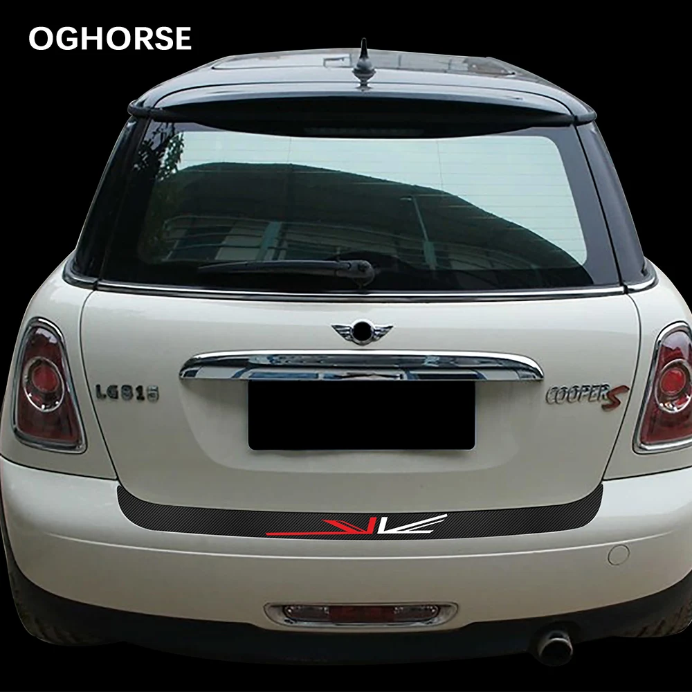 Защитная накладка на задний бампер для багажника Виниловая наклейка из