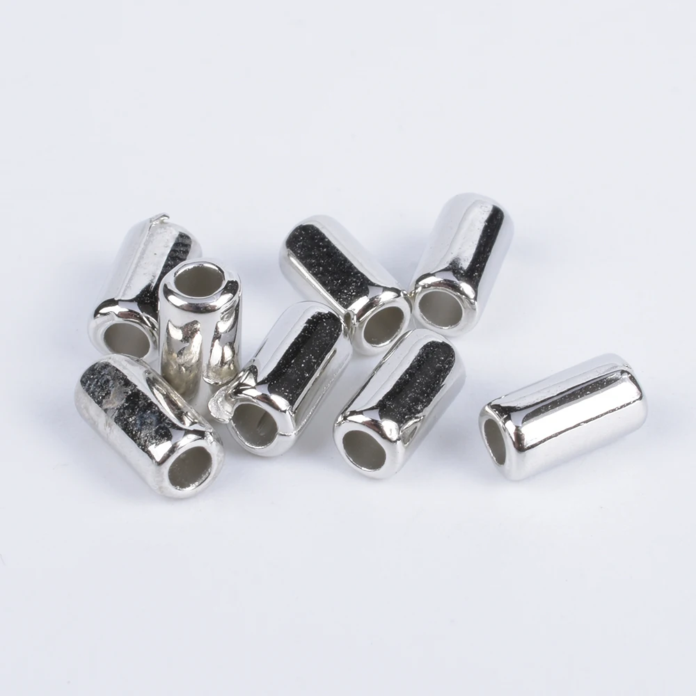 200 шт./лот CCB цилиндрические свободные бусины сделай сам для ожерелья браслета