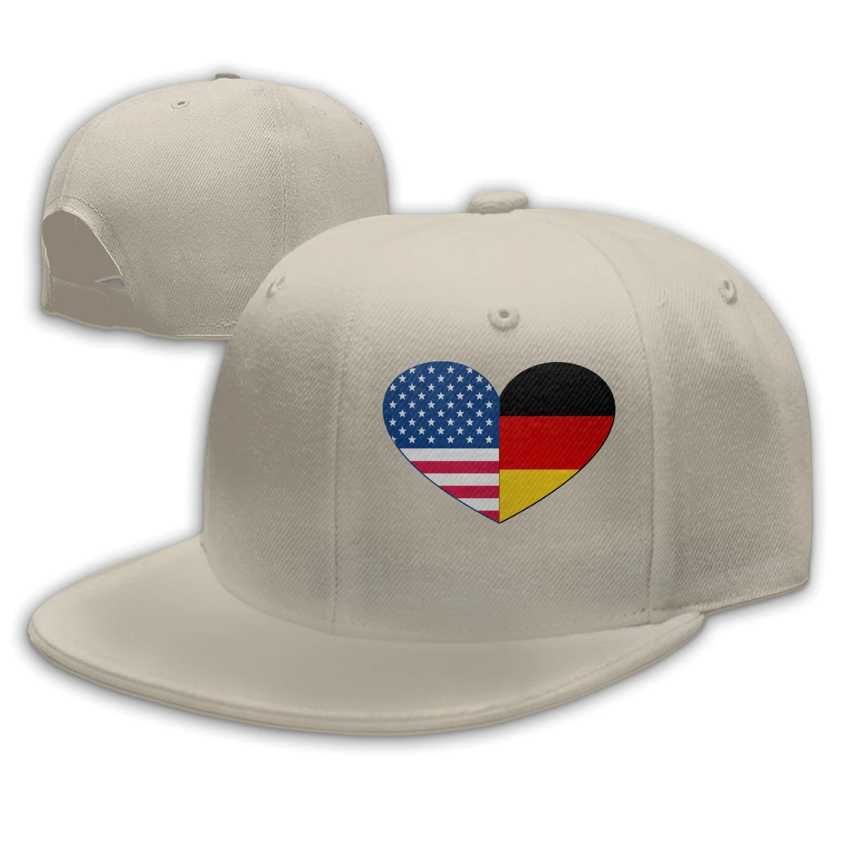 

American German Flag mens women's Fashionable breathable Trucker Hat