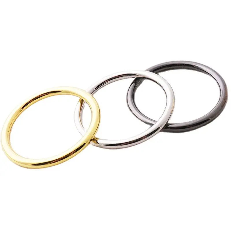 10 шт. Металл золото/темно серый/Серебряный O кольца для пряжки колье ремень