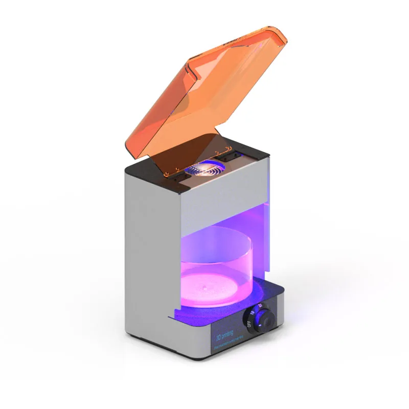 DLP/lcd/SLA 3D Смола УФ принтер вращающийся и синхронизация отверждения машина 400-405nm УФ длина волны отверждения ящик лампы