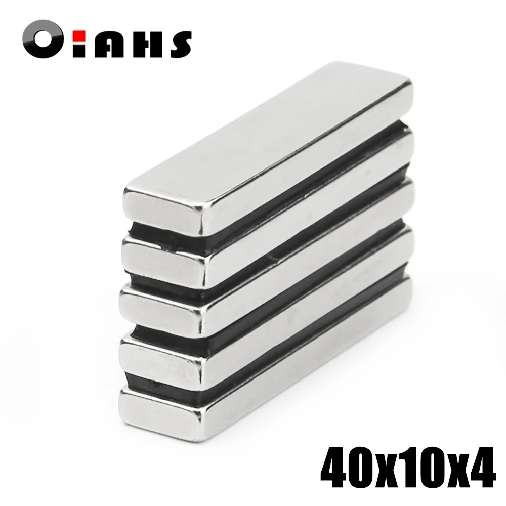 

Сверхмощный редкоземельный блок, неодимовый магнит NdFeB N35, F40 * 10*4 мм, 1 шт., f40x10x4 мм, бесплатная доставка