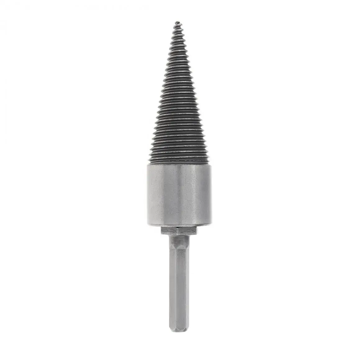 

35MM Drill Bits Steel Speedy Screw Cones Drill Bit with Hexagonal Handle for Soft / Hard Firewood Step Drill Bit Split Bit