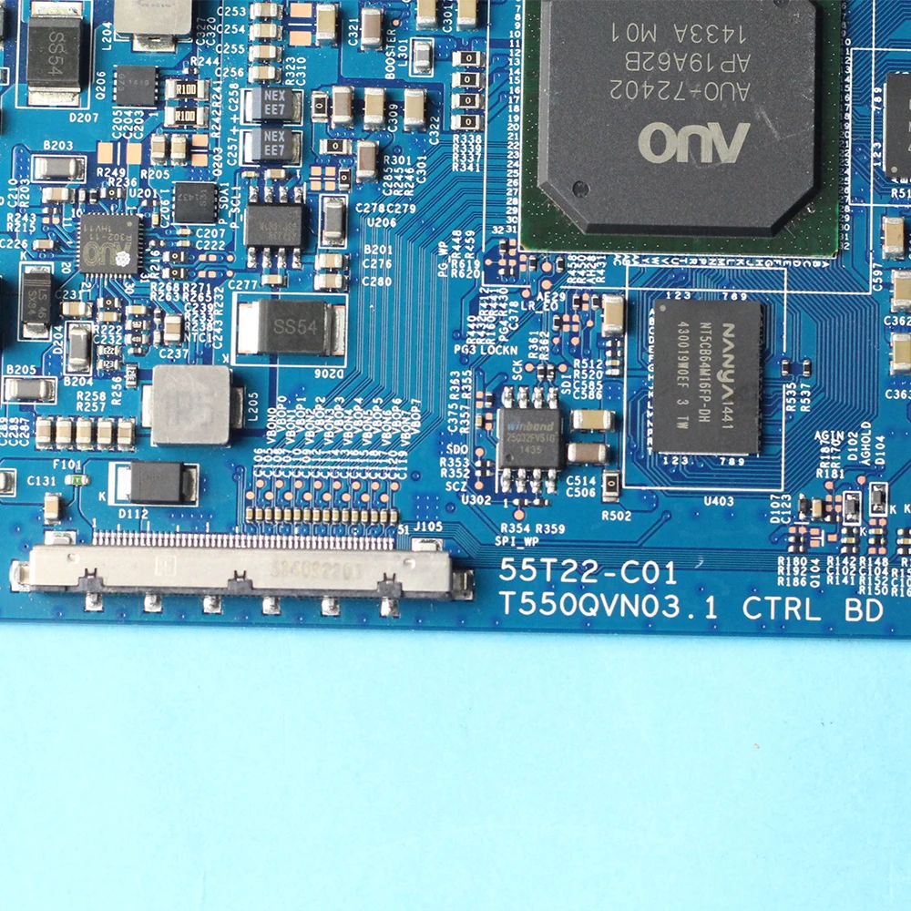 T Con плата T550QVN03.1 CTRL BD 55T22 C01 50 ''материнская для телевизора дюймов