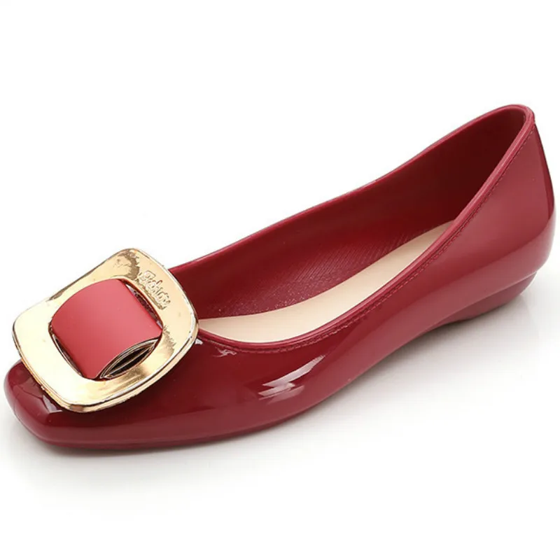 Новинка 2019 модные красные туфли с квадратным носком в стиле ретро