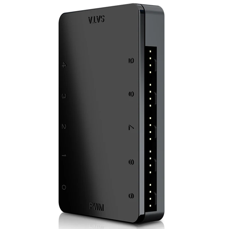 От 1 до 10 4PIN SATA PWM чехол кулер для процессора охлаждающий вентилятор кабель