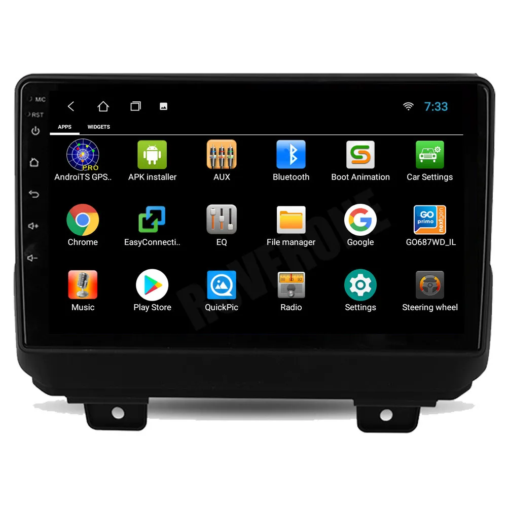 Автомагнитола RoverOne для Jeep Wrangler мультимедийный проигрыватель на платформе Android 10