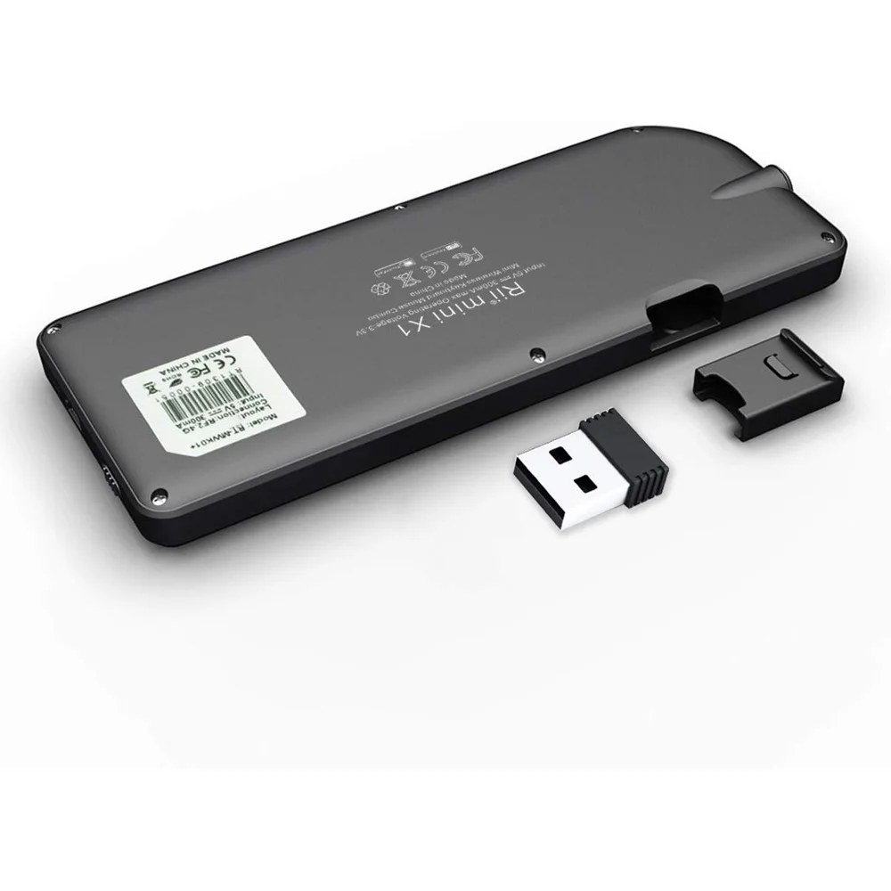 Оригинальная беспроводная клавиатура Rii Mini X1 с испанской раскладкой 2 4 ГГц