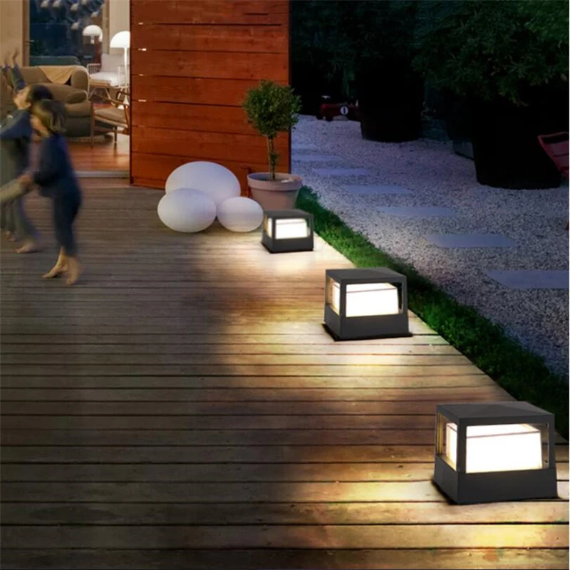 Скандинавский садовый светильник onстол для виллы Уличный настенный двора