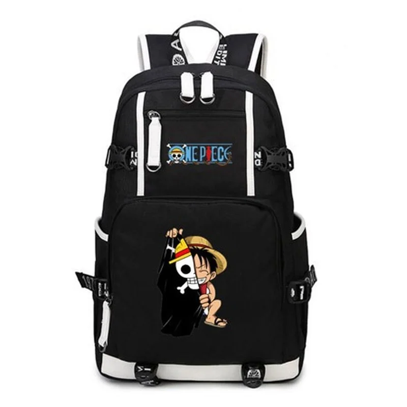 

Anime One Piece Backpack Oxford Backpack for Teenagers Boys Girls Luffy Chopper Printing School Bags Casual Travel Daypacks 2021