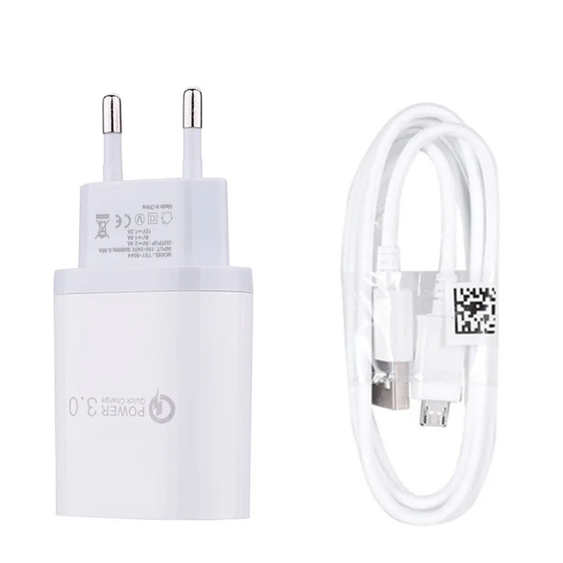 Кабель Micro USB для передачи данных и быстрой зарядки настенное зарядное устройство