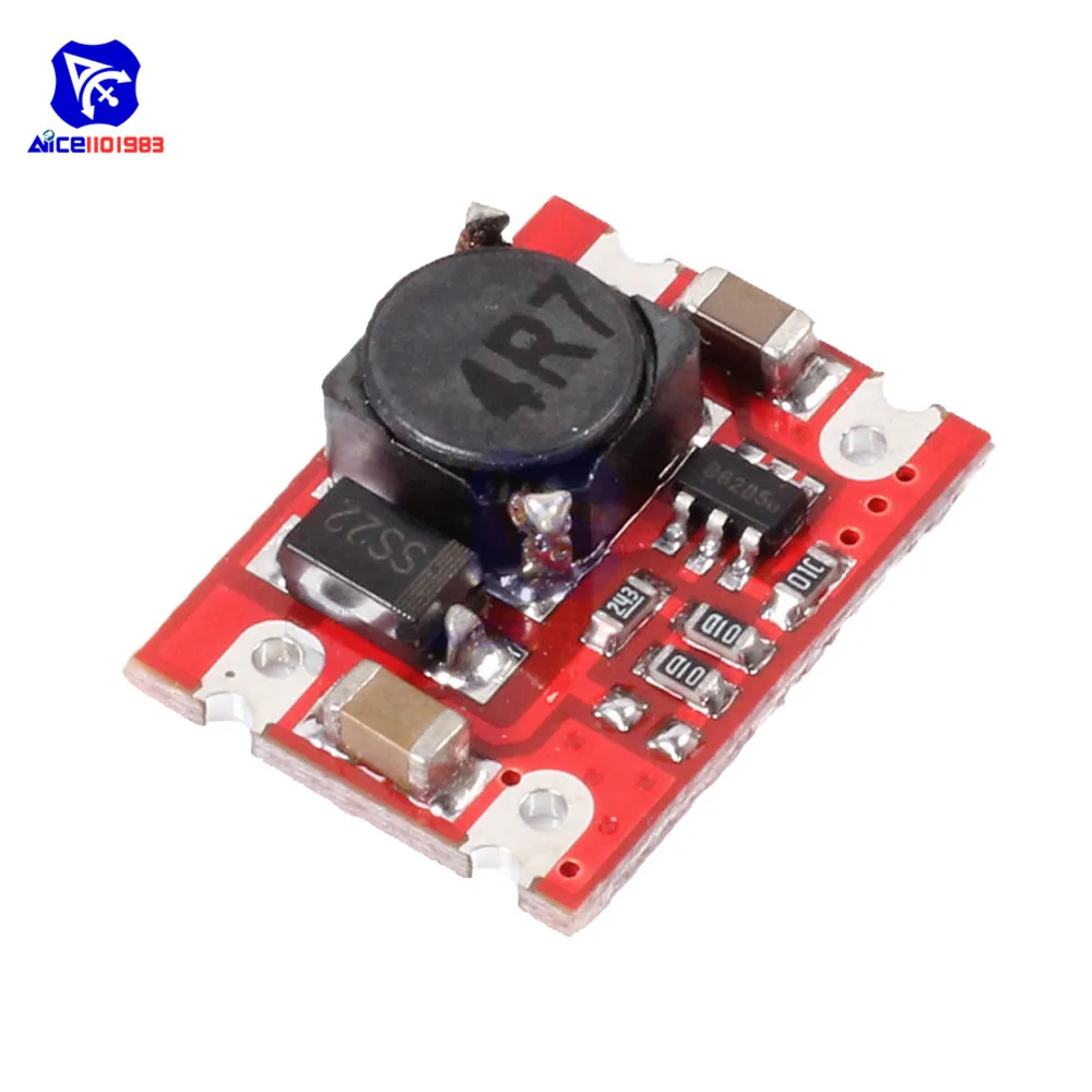 Diymore DC постоянного тока 2V 5V DC/DC 2A Step Up Повышающий Модуль источника питания Напряжение плата преобразователя