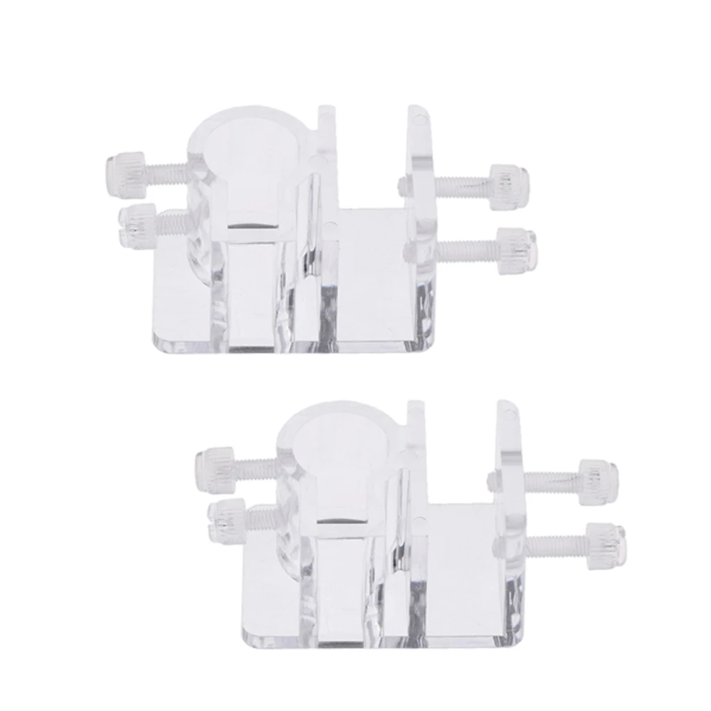 Упаковка из 2 акриловых труб для аквариума зажим фиксации трубки стабильный